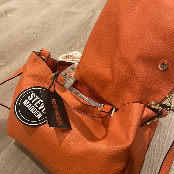 NWT Steve Madden Papaya Parker Handbag - Picture 4 of 4